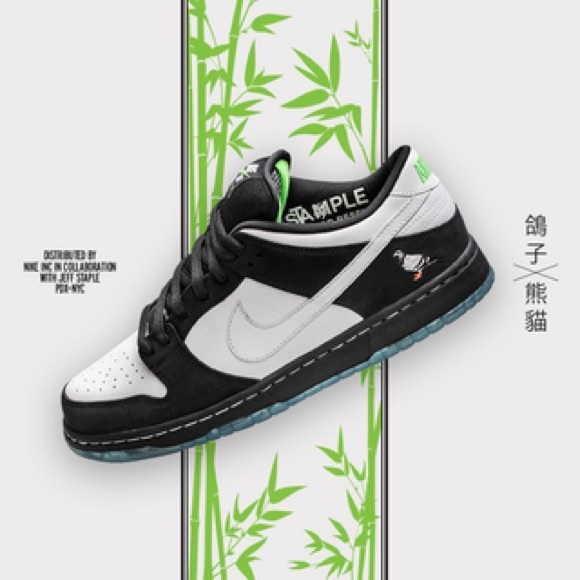 Nike SB Dunk Low Staple Panda Pigeon - Picture 7 of 8